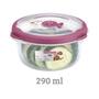Imagem de Conjunto 3 Potes Redondos Com Válvula De Vapor Flor Sanremo