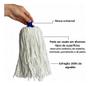 Imagem de Conjunto 3 Refil Mop Com Cabo 1,48mt+ Balde 14lt Espremedor