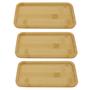 Imagem de Conjunto 3 Travessas Retangular 28cm Bambu Class Home