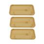 Imagem de Conjunto 3 Travessas Retangular Bambu Class Home