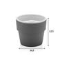 Imagem de Conjunto 3 Vaso Autoirrigável Plantar Flor Tempero Jardim - KTE 021 Ou