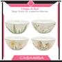 Imagem de Conjunto 4 Bowl Tigela Cerâmica 550ml Lovely Garden