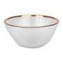 Imagem de Conjunto 4 Bowls de Vidro com Borda Rose Gold 12,5cm SY0043 BTC