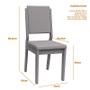 Imagem de Conjunto 4 Cadeiras Carol Imbuia/Marrom - PR Móveis