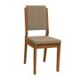 Imagem de Conjunto 4 Cadeiras Carol Ipê/Marrom Rosê - PR Móveis