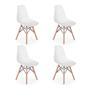 Imagem de Conjunto 4 Cadeiras Charles Eames Eiffel - Branca