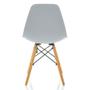 Imagem de Conjunto 4 Cadeiras Charles Eames Eiffel Cinza Claro KzaBela