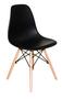 Imagem de Conjunto 4 Cadeiras Charles Eames Eiffel Concha Fixa - PRETO
