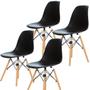 Imagem de Conjunto 4 Cadeiras Charles Eames Eiffel Preta- KzaBela