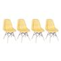 Imagem de Conjunto 4 Cadeiras Eames Eiffel Botonê - Amarelo