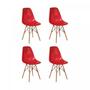 Imagem de Conjunto 4 Cadeiras Eames Siena Móveis Vermelho