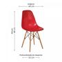 Imagem de Conjunto 4 Cadeiras Eames Siena Móveis Vermelho