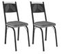 Imagem de Conjunto 4 Cadeiras Europa 151 Preto Fosco - Artefamol
