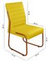 Imagem de Conjunto 4 cadeiras Jade sala de jantar em material sintético Essencial Estofados