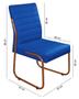 Imagem de Conjunto 4 cadeiras Jade sala de jantar em material sintético Essencial Estofados