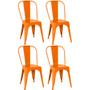 Imagem de Conjunto 4 Cadeiras Tolix Iron - Design - Laranja