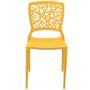 Imagem de Conjunto 4 Cadeiras Tramontina Joana em Polipropileno e Fibra de Vidro Amarela 92058000