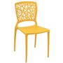 Imagem de Conjunto 4 Cadeiras Tramontina Joana em Polipropileno e Fibra de Vidro Amarela 92058000