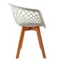 Imagem de Conjunto 4 Cadeiras Web Empório Tiffany Wood Branca