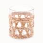 Imagem de Conjunto 4 copos baixos de vidro com sisal 320ml Wolff