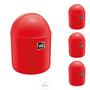 Imagem de Conjunto 4 Lixeiras com Tampa p Escritorio Vermelho 4L