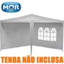 Imagem de Conjunto 4 Paredes + Kit Conectores para Gazebo Tenda 3x3 Metros  Mor 