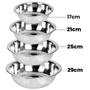 Imagem de Conjunto 4 Peças Tigelas Bowls Aço Inox 400/800/1500/2500ml