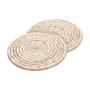 Imagem de Conjunto 4 Porta Copos de Fibra Natural Braid 10cm - Lyor