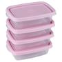 Imagem de Conjunto 4 Potes Plástico 280ml Sanremo SR160/4C Sortido