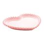 Imagem de Conjunto 4 Pratos Porcelana Coração Beads Rosa - Bon Gourmet