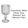 Imagem de Conjunto 4 Taças Transparente Canelada 380ml Luxo Licor Mesa Posta Kit Vidro