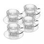 Imagem de Conjunto 4 Xicaras de Café em Cristal Imperatriz 110ml Wolff