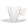 Imagem de Conjunto 4 Xícaras de Chá com Pires Butterfly 180ml 29272 Wolff