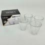 Imagem de Conjunto 4 Xícaras para Café Relevos Radial 140ml Lyor