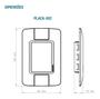 Imagem de  Conjunto 4x2 1 Interruptor 6a 250v 1 Tomada 2p+t Tramontina Cor Branco