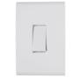 Imagem de Conjunto 4x2 1 Interruptor Bipolar 10A Branco LIZ TRAMONTINA