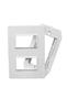 Imagem de Conjunto 4X2 1 Interruptor Simples 10A + 1 Interruptor Paralelo 10A Linha Vivaz - Ilumi