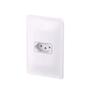Imagem de Conjunto 4x2 1 Tomada 2P+T 10A 250V Branco ZEFFIA