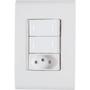 Imagem de Conjunto 4x2 2 Interruptores 10 A 250V e 1 Tomada Tramontina