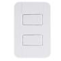 Imagem de Conjunto 4x2 2 Interruptores Simples 10A 250V Branco TABLET