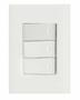 Imagem de Conjunto 4X2 - 3 interruptores paralelos 10A 250V~