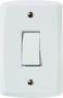 Imagem de Conjunto 4x2 com 1 Interruptor Bipolar Simples 10 A 250 V Tramontina Lux2 Branco