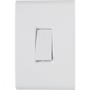 Imagem de Conjunto 4x2 com 1 Interruptor Bipolar Tramontina Liz 10 A 250 V Branco
