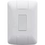 Imagem de Conjunto 4x2 Com 1 Interruptor Paralelo Tramontina Aria 6 A 250 V Branco Tramontina