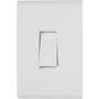 Imagem de Conjunto 4x2 com 1 Interruptor Paralelo Tramontina Liz 10 A 250 V Branco