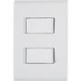Imagem de Conjunto 4x2 Com 1 Interruptor Simples 10 A 250 V E 1 Interruptor Paralelo 10 A 250 V Liz
