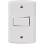 Imagem de Conjunto 4x2 Com 1 Interruptor Simples 10 A 250 V Horizontal Tramontina Lux2 Branco Tramontina