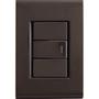 Imagem de Conjunto 4x2 com 1 Interruptor Simples 10 A 250 V Tramontina Liz Grafite