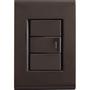 Imagem de Conjunto 4x2 com 1 Interruptor Simples 10 A 250 V Tramontina Liz Grafite