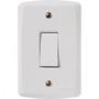 Imagem de Conjunto 4x2 com 1 Interruptor Simples 10 A 250 V Tramontina Lux2 Branco